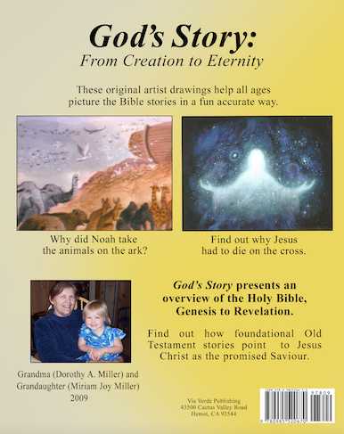 God's Story Illustrated Book Back Art