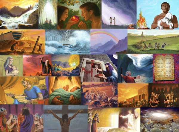 God's Story Puzzle Art